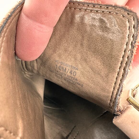 Vince Camuto Brown Leather Dorintina Studded Booties Size 10 - Picture 10 of 10